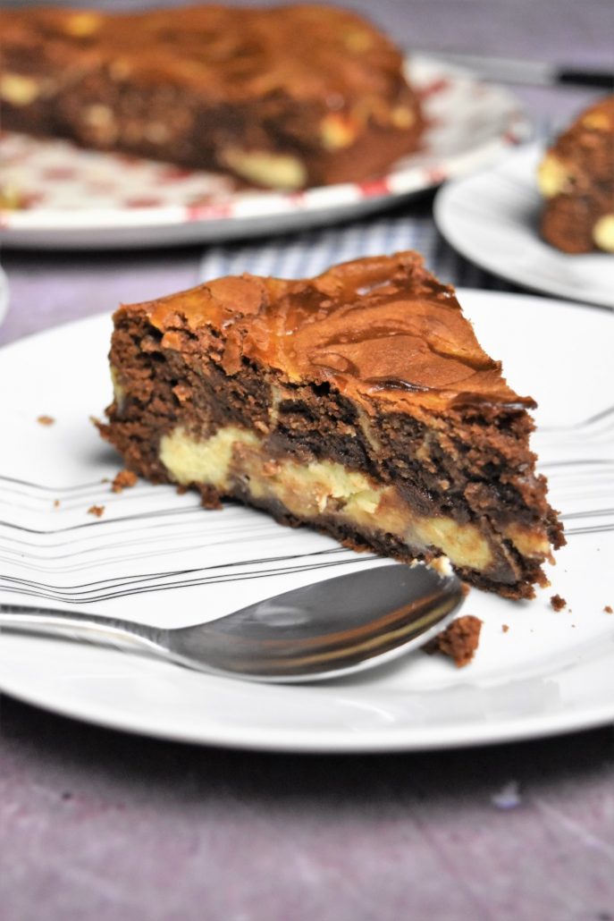 Gateau Au Chocolat Et Philadelphia Fondant Marbre