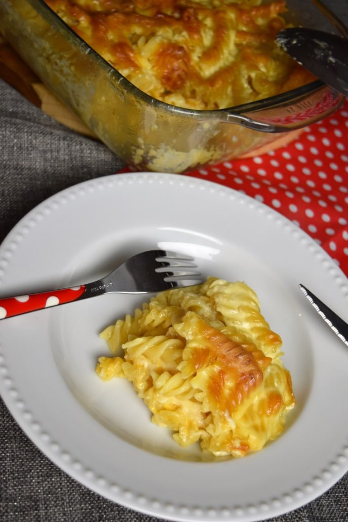 Casserole de pâtes aux trois fromages