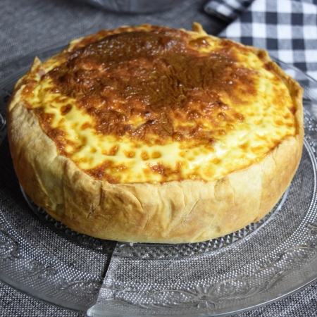 quiche lorraine épaisse cuite