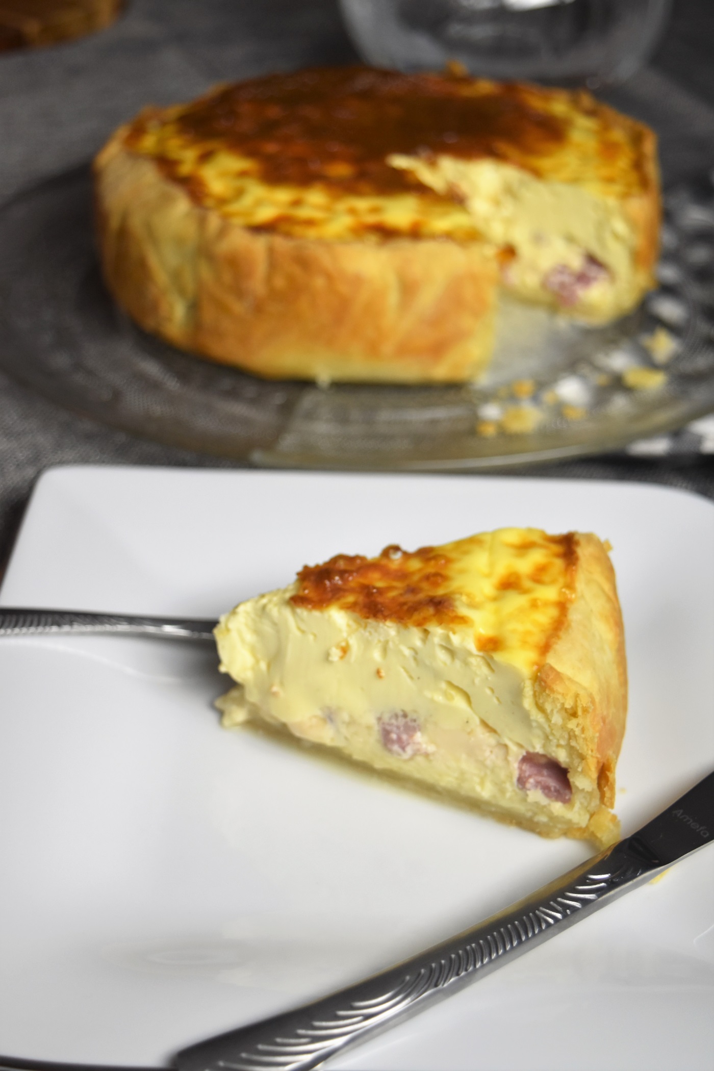 part de quiche lorraine épaisse