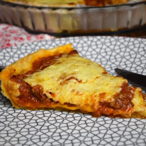 part de tarte à la tomate