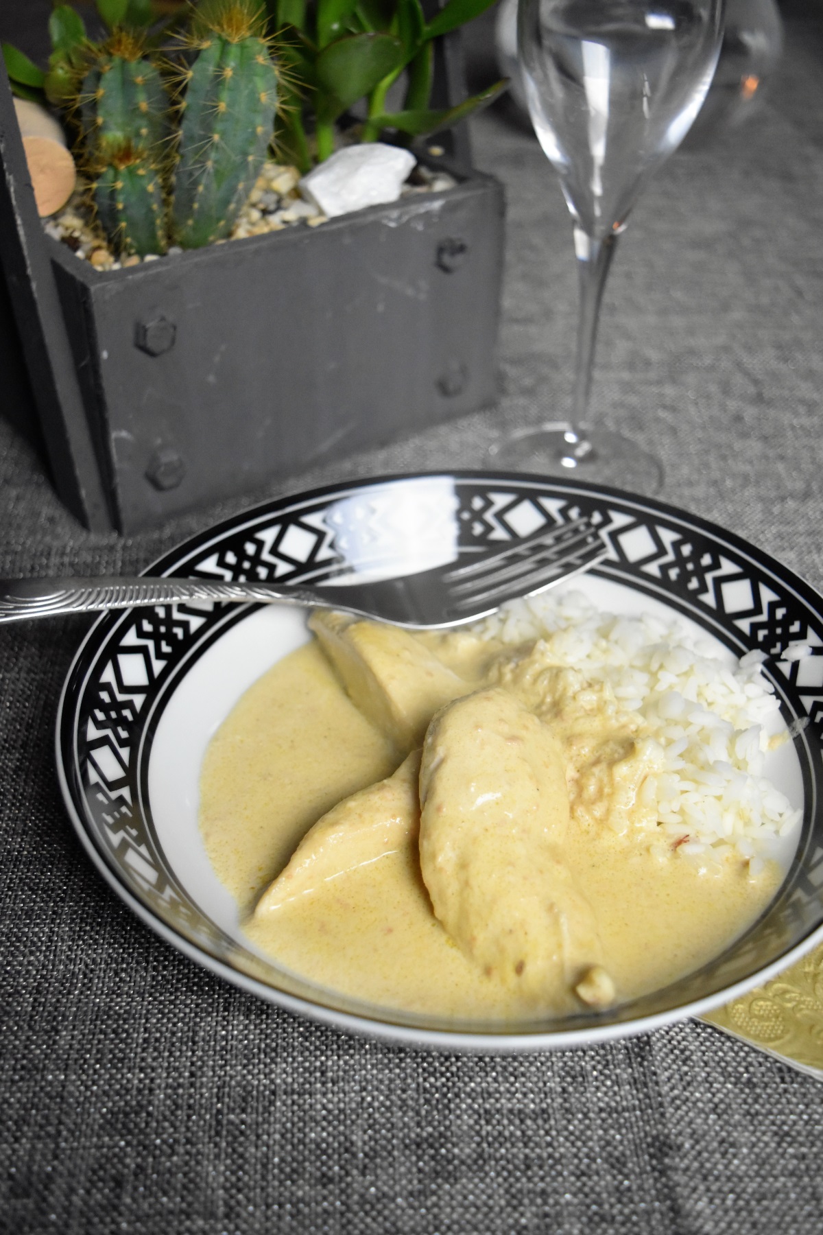Poulet à la sauce foie gras