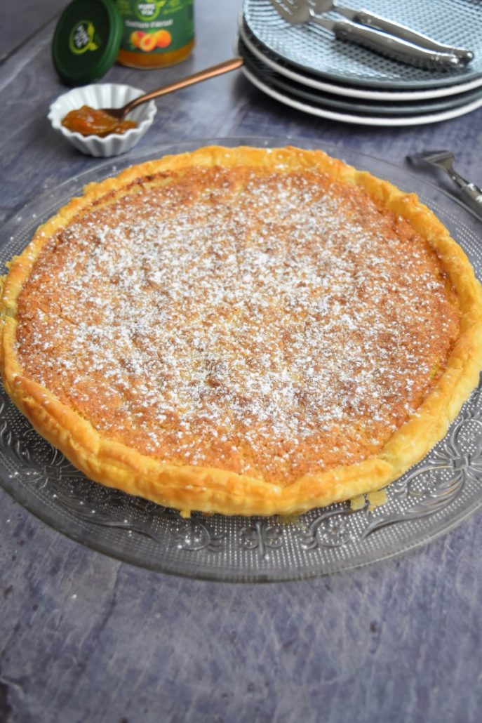 La tarte amandine à la confiture