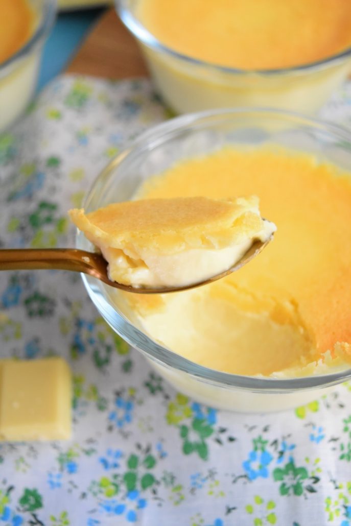 Pots de crème au chocolat blanc