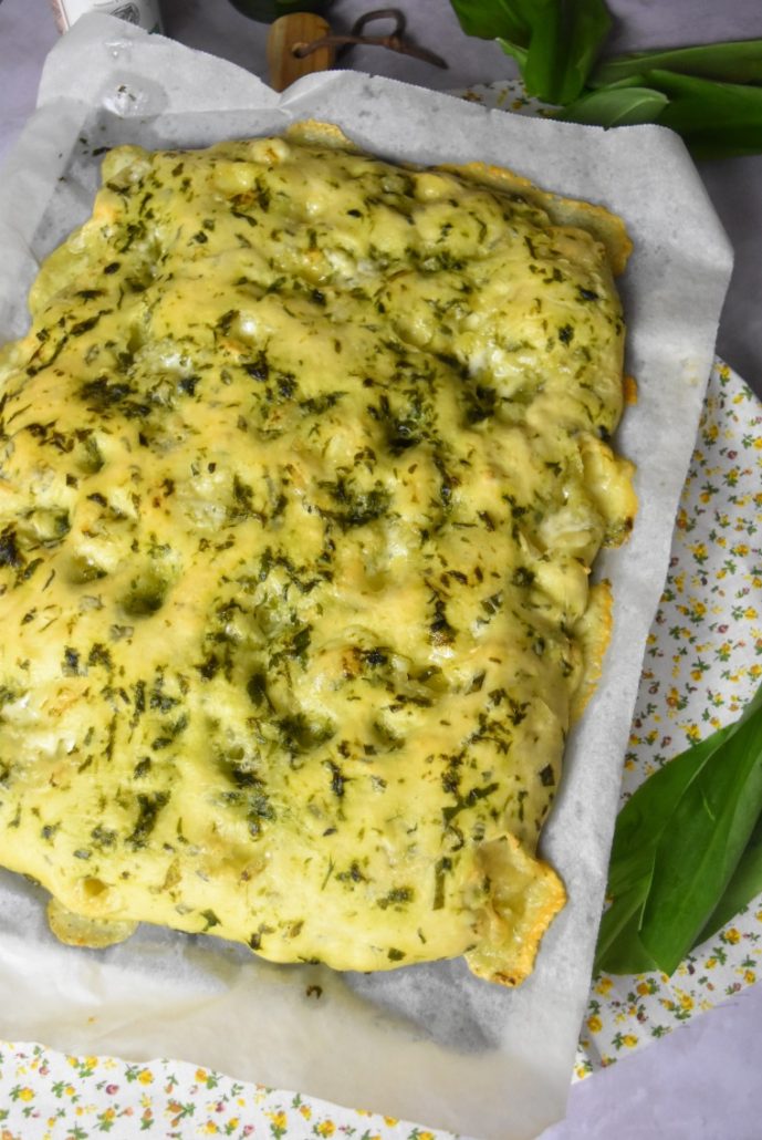 Fougasse à l'ail des ours