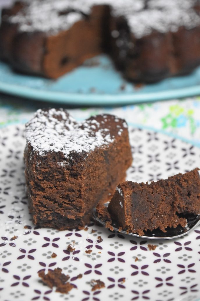 Gâteau moelleux au fromage blanc et chocolat