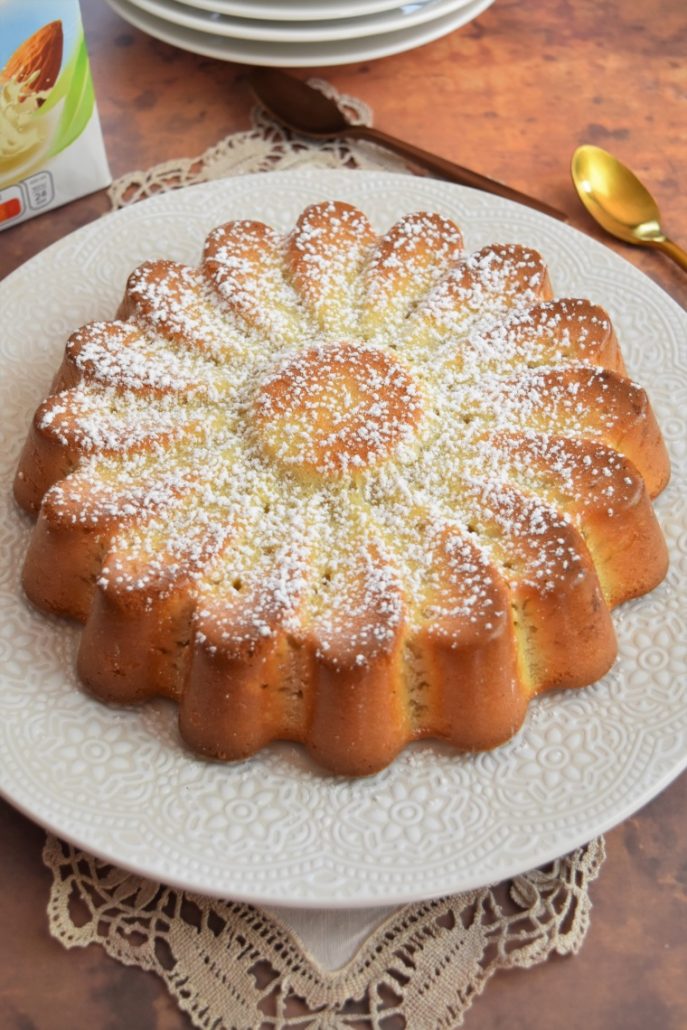 Gâteau au lait d'amande grillée