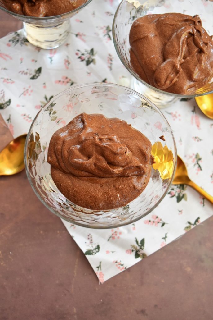 Mousse au chocolat aux blancs d'oeufs