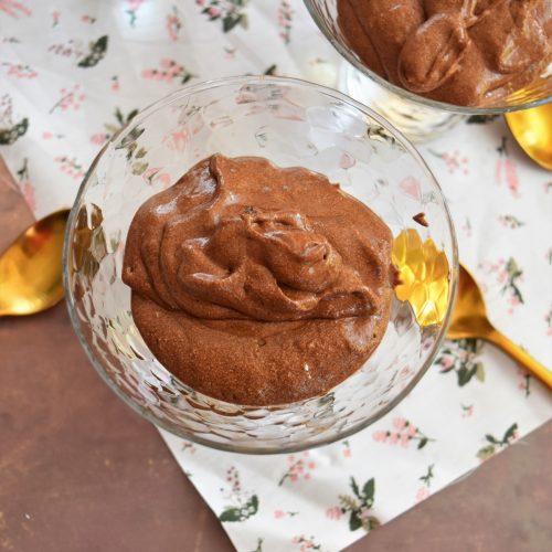 Mousse au chocolat aux blancs d'oeufs