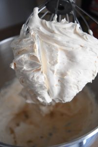 Crème montée au caramel