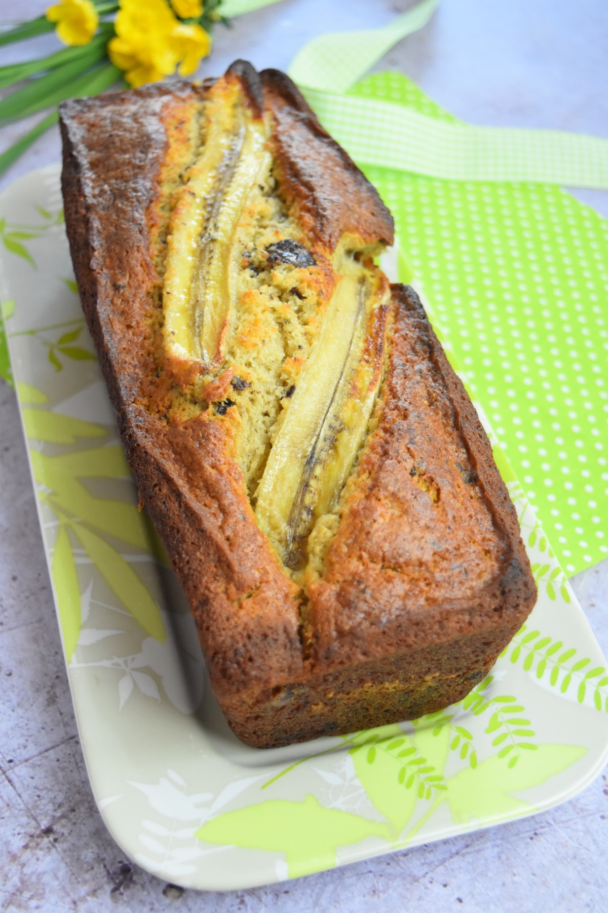 Cake à la banane et chocolat