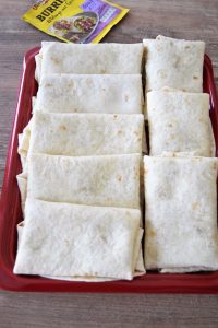 Burritos pliés