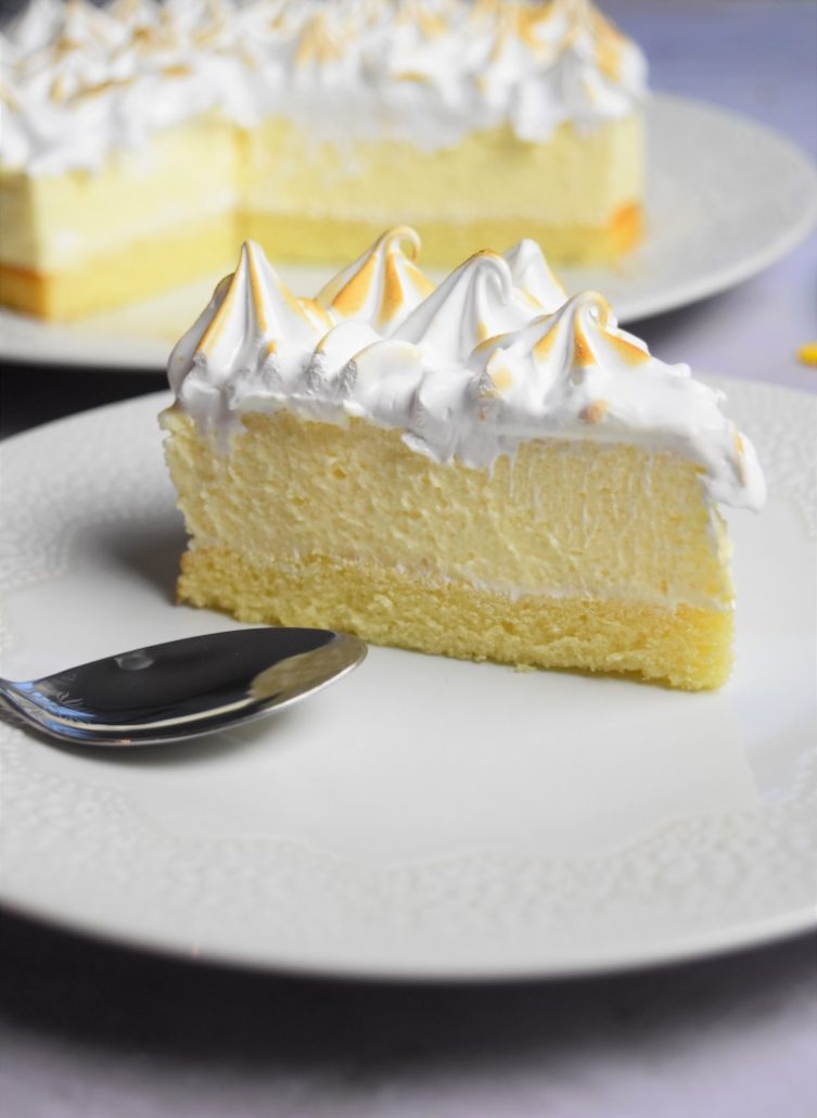 Gâteau nuage de citron meringué