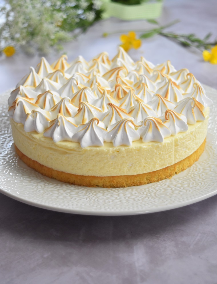 Gâteau nuage de citron meringué