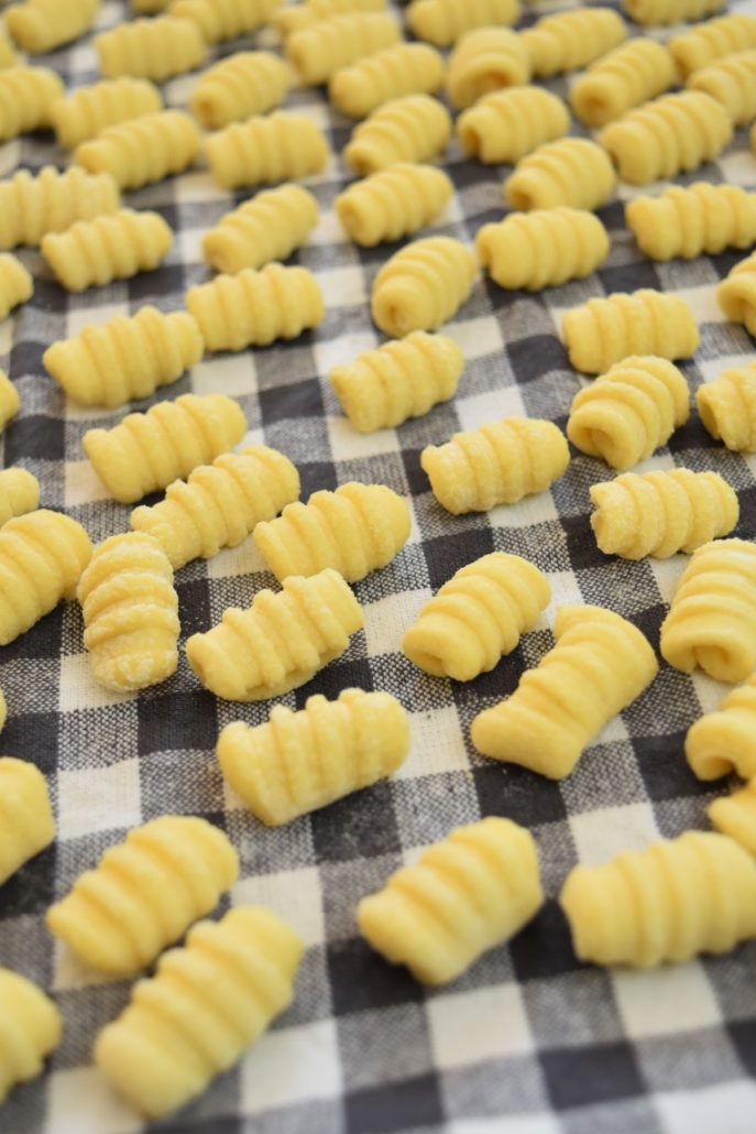 Gnocchetti, gnocchi à la semoule