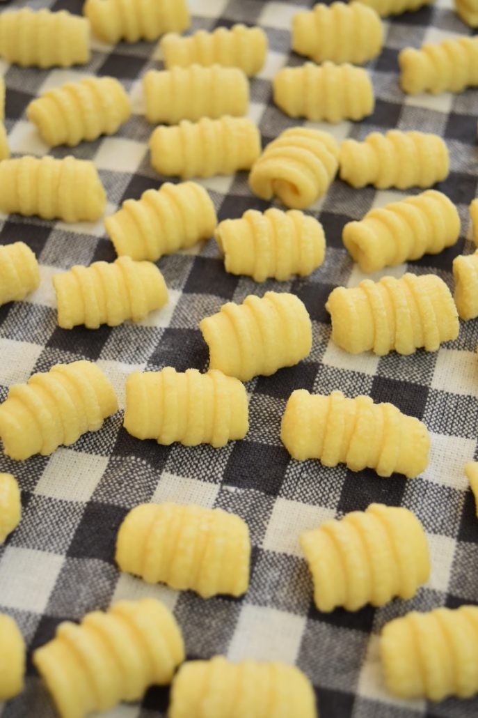 Gnocchetti, gnocchi à la semoule