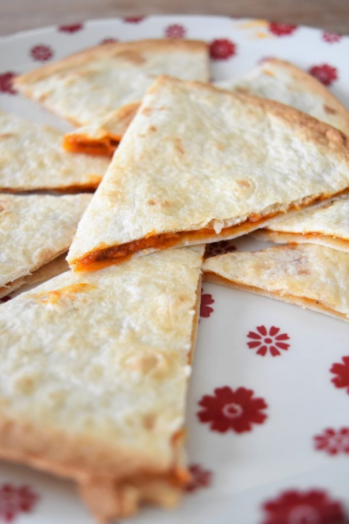 tortillas au chorizo et fromage