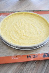 Crème d'amande sur fond de tarte
