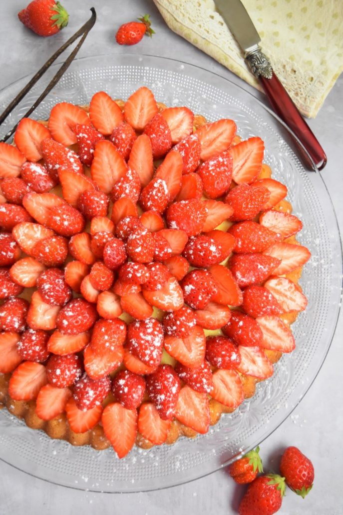 Tarte aux fraises mara des bois