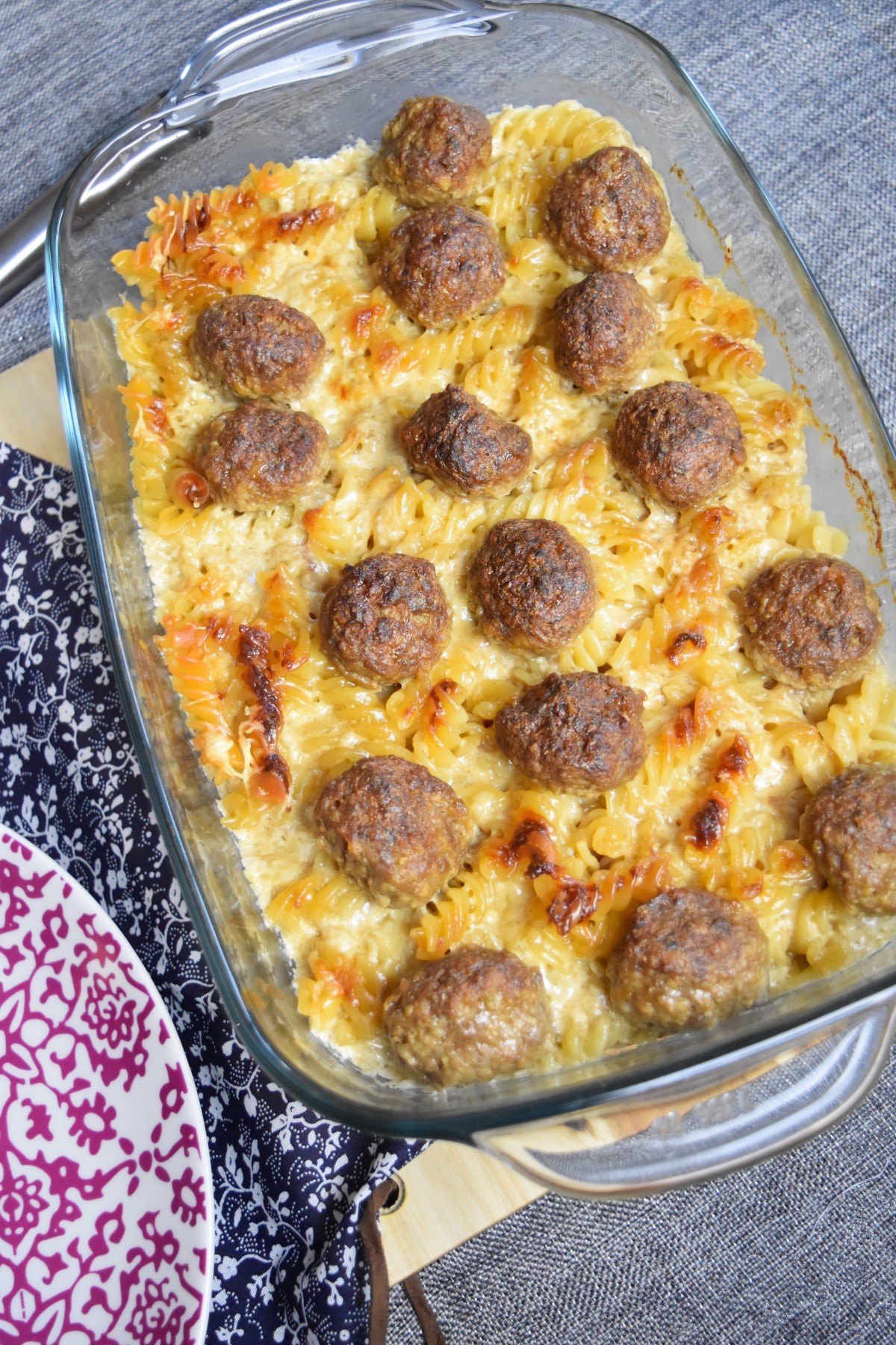 Pâtes aux boulettes de viande à la suédoise