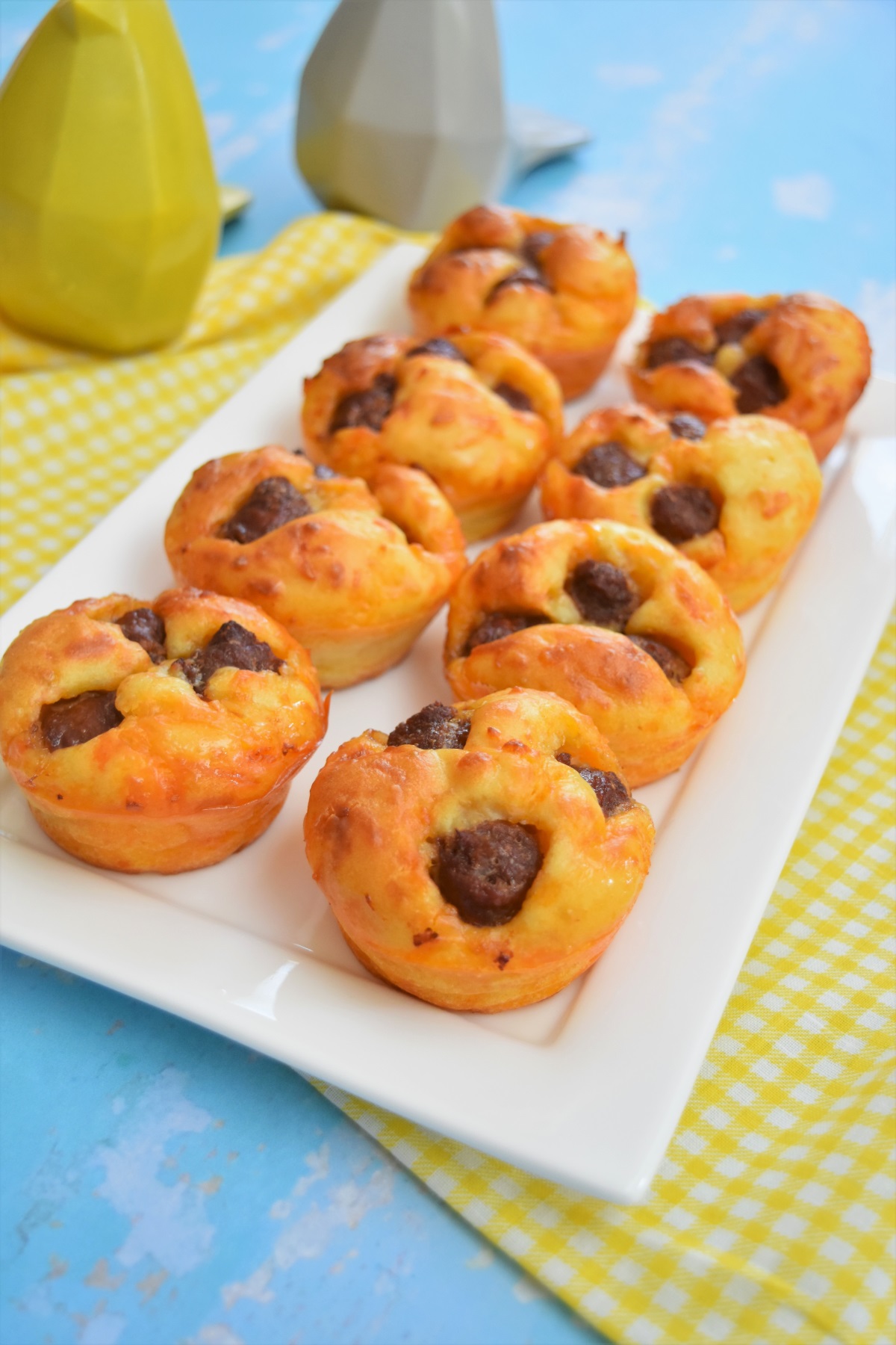 Muffins aux merguez