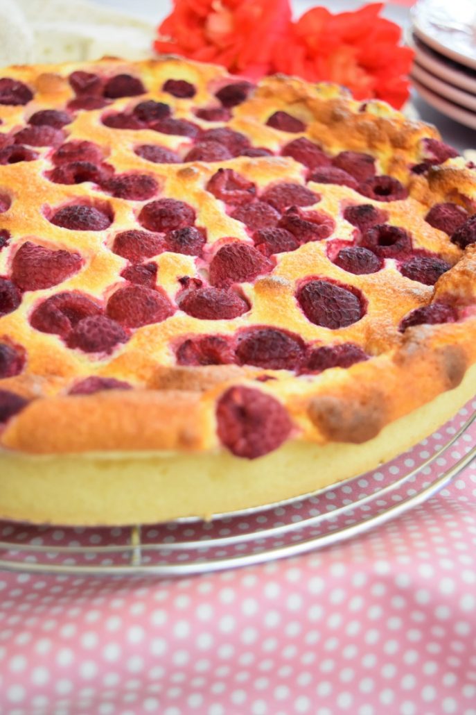 Tarte framboises et ricotta