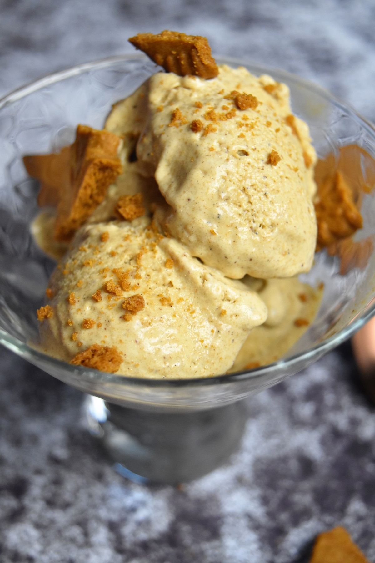 Crème glacée au spéculoos