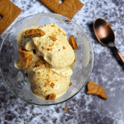 Crème glacée au spéculoos