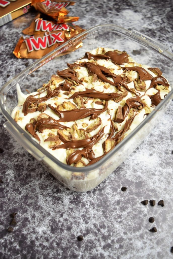 Glace au Twix et nutella