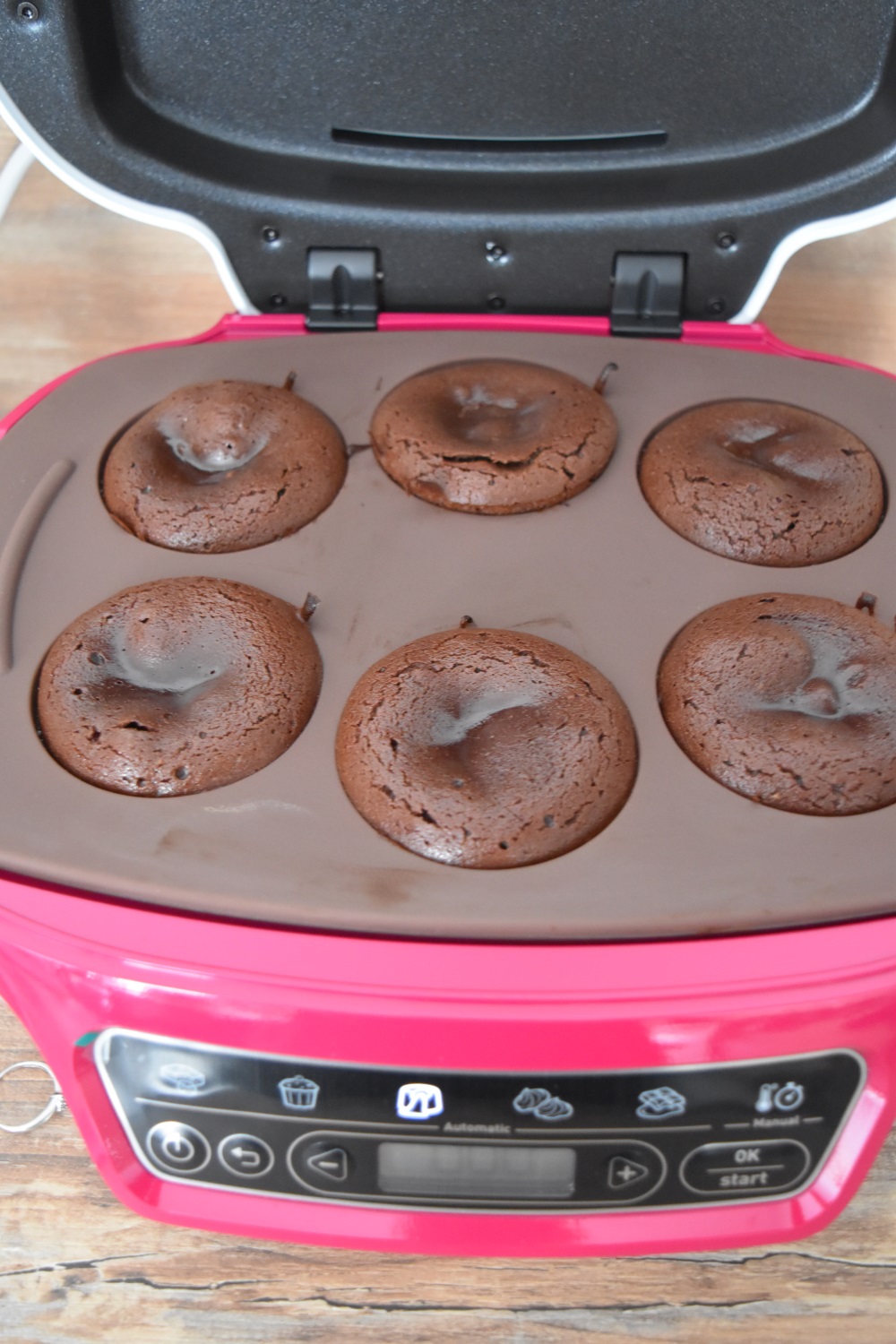 Coeurs coulants au chocolat - recette Cake Factory