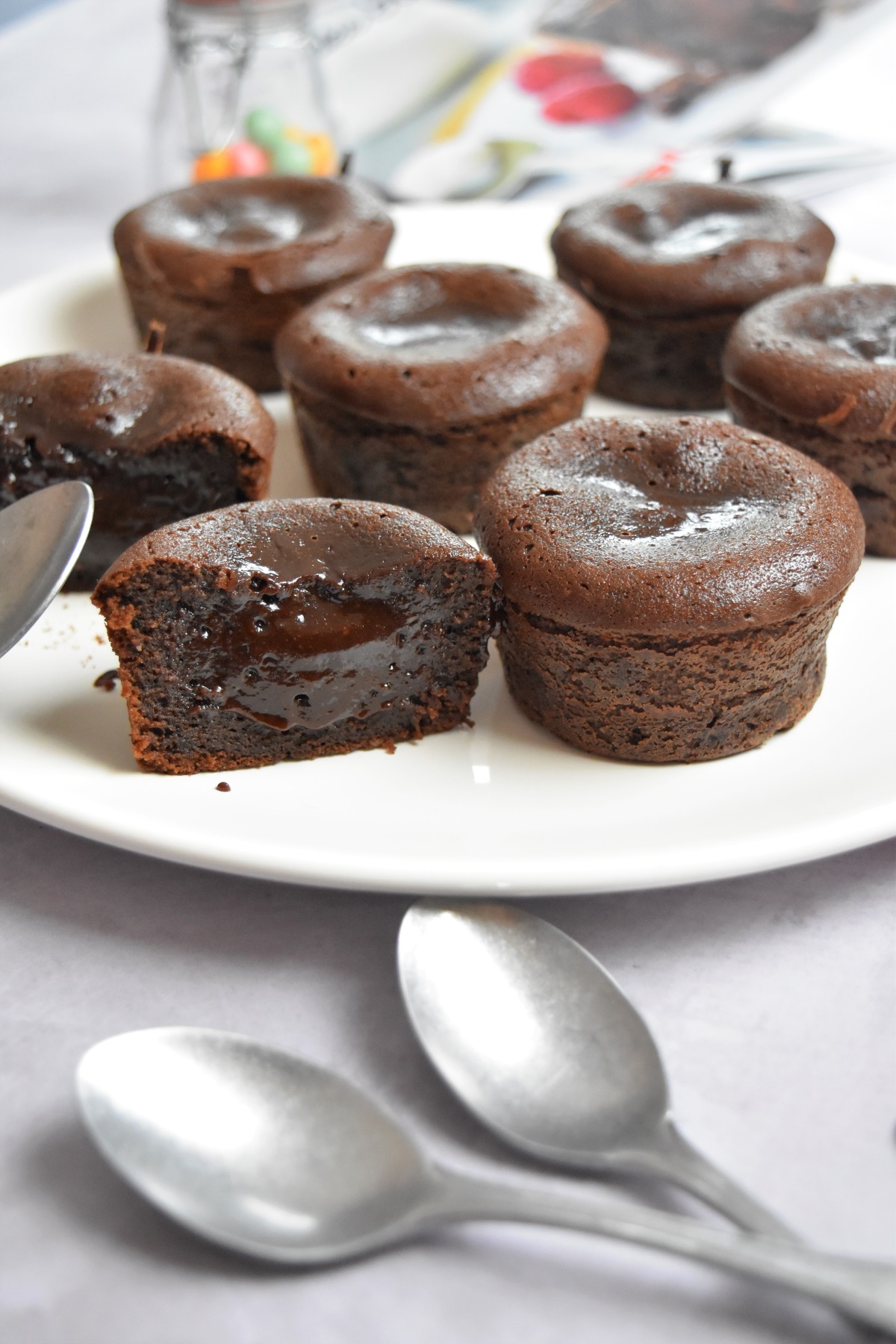 Coeurs coulants au chocolat - recette Cake Factory