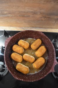 Cuisson des croquettes de poulet