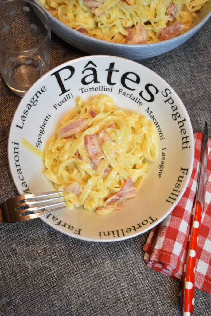 Pâtes carbonara au Cookeo