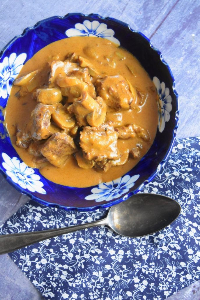 Boeuf stroganoff facile au Cookeo