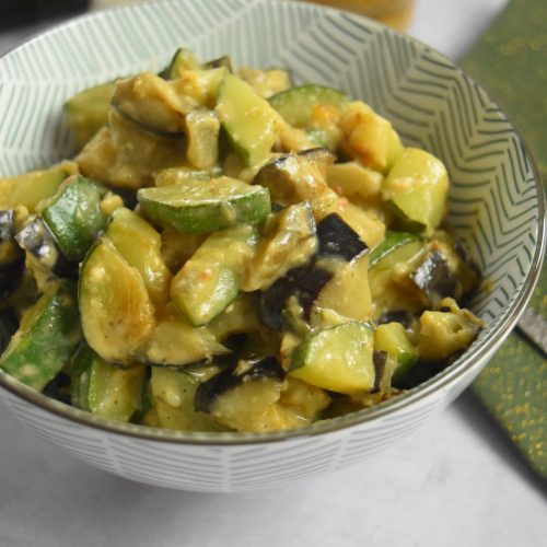 Courgette et aubergine au Cookeo