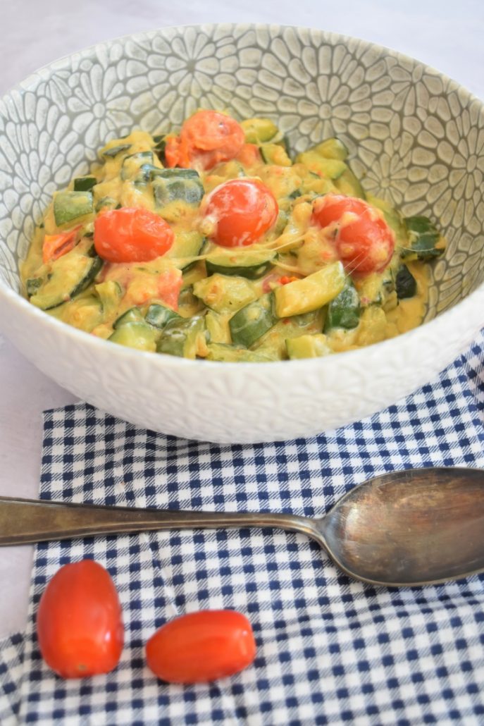 Courgettes et tomates au Cookeo