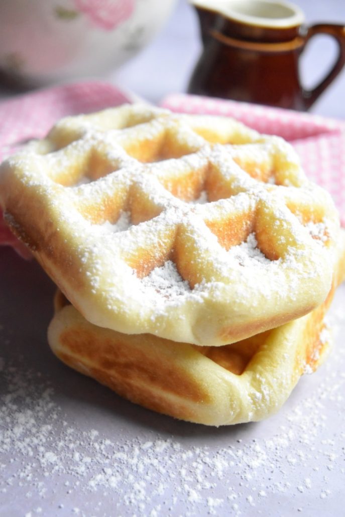 Gaufre à la pâte à brioche