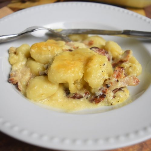 Gnocchi au poulet et fromages