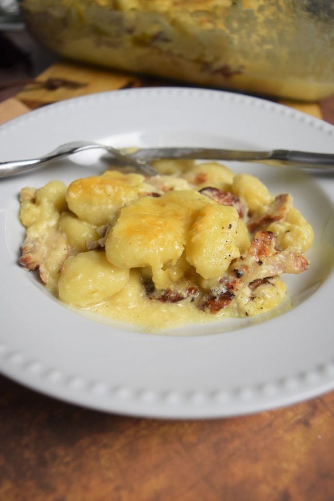 Gnocchi au poulet et fromages