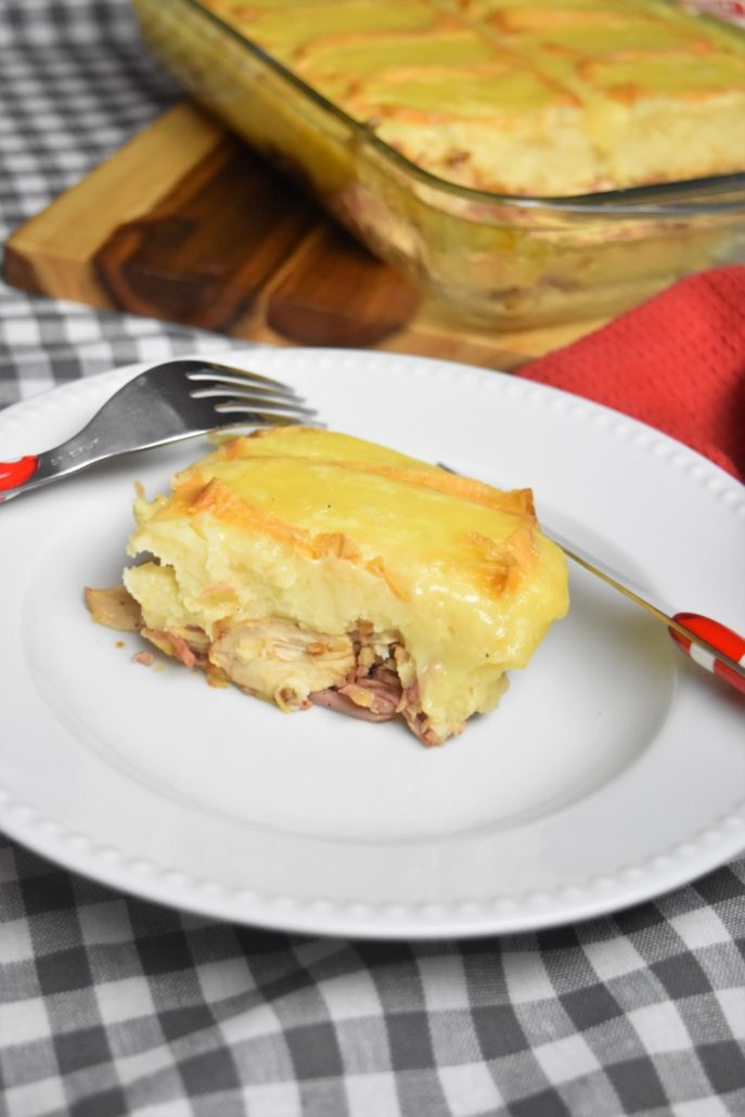 Hachis parmentier au poulet et au maroilles