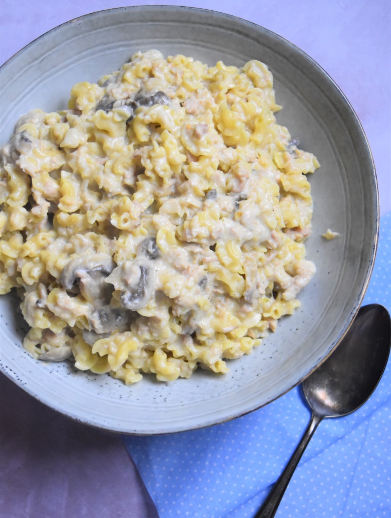 Pâtes au thon et champignons au Cookeo