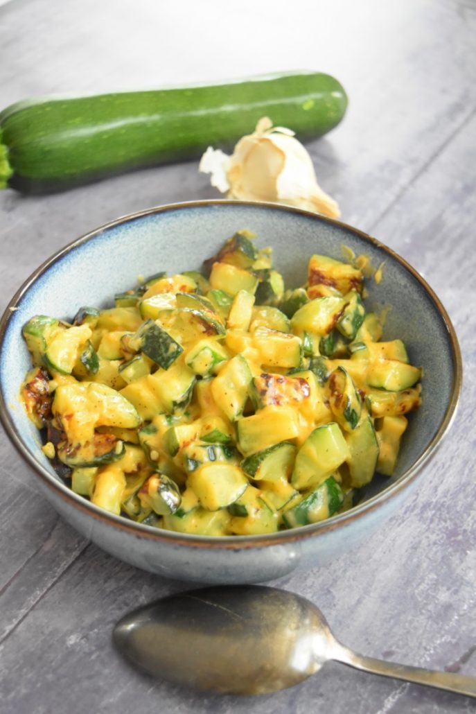 Courgettes au cheddar au Cookeo