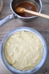 Gâteau aux pommes préparation