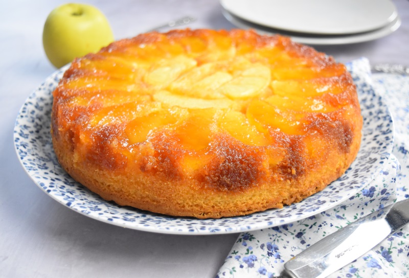 Gâteau renversé aux pommes