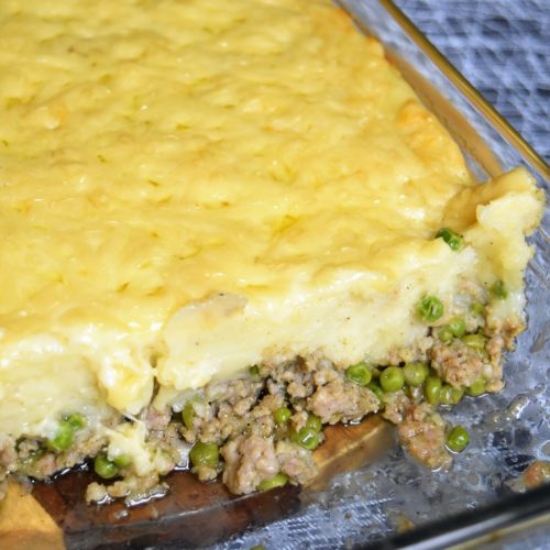 Parmentier aux saucisses