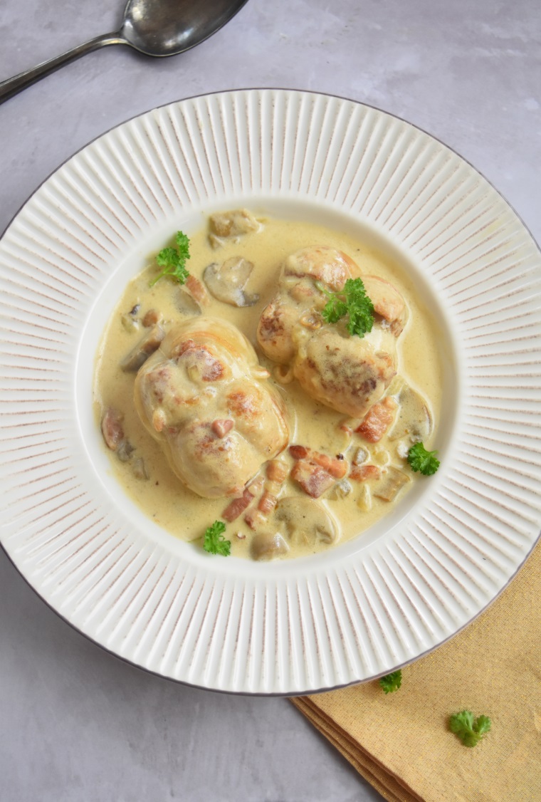 Recette Paupiette De Poulet A La Creme Au Four Paupiette de veau à la crème - recette Cookeo
