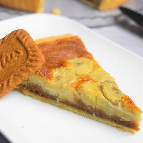 Tarte à la banane et aux spéculoos