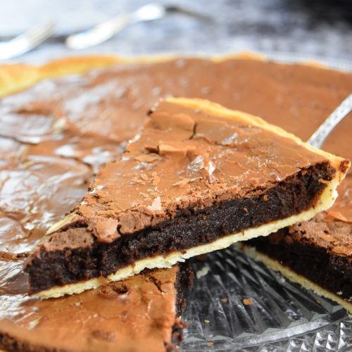 Tarte façon brownie