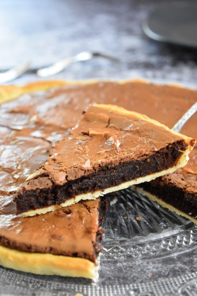 Tarte et brownies