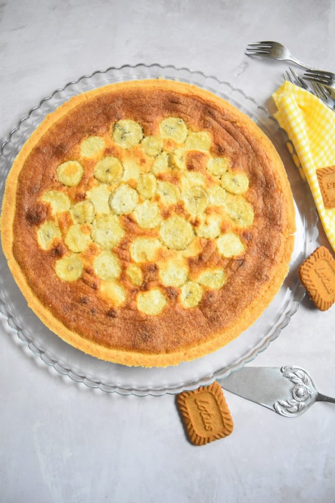 Tarte à la banane et aux spéculoos